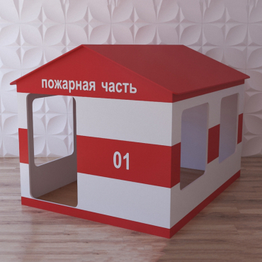 Детский игровой домик «Пожарная служба» - «globural.ru» - Кузнецк