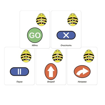 Набор карточек для программирования мини-робота Bee-Bot - «globural.ru» - Кузнецк