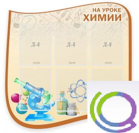 Стенд "На уроке химии" (вариант 2) - «globural.ru» - Кузнецк