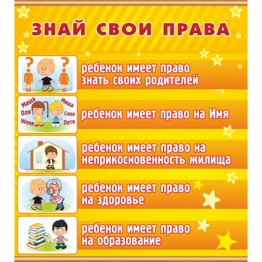 Стенд "Знай свои права" - «globural.ru» - Кузнецк