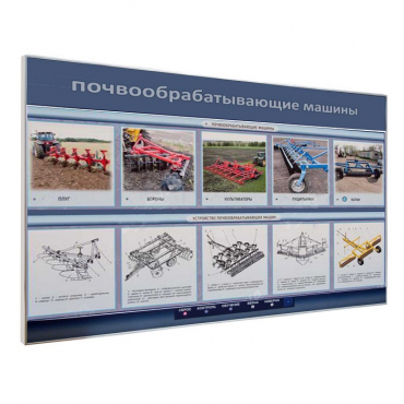 Электрифицированный светодинамический стенд «Почвообрабатывающие машины» - «globural.ru» - Кузнецк