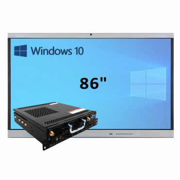 Интерактивная панель 86" (встроенный ПК Win10, Intel i5) - «globural.ru» - Кузнецк