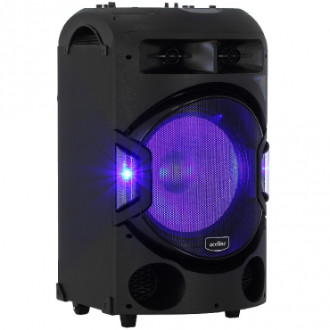 Переносная мобильная акустическая система с возможностью подключения микрофона и проигрывания аудиофайлов с флеш-накопителя мощностью не менее 250 Вт - «globural.ru» - Кузнецк